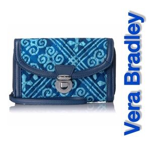 NWT VERA BRADLEY ULTIMATE WRISTLET WALLET in CUBAN TILES